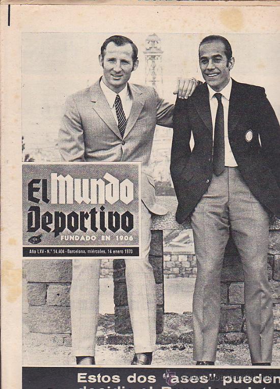 Sammelleidenschaft Sport: PERIODICO DEPORTIVO MUNDO DEPORTIVO 14-1-70