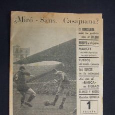 Coleccionismo deportivo: LA HOJA DEPORTIVA - 14 NOVIEMBRE 1953 - MARCET SU VIDA DEPORTIVA, SU VIDA PRIVADA - . Lote 28965803