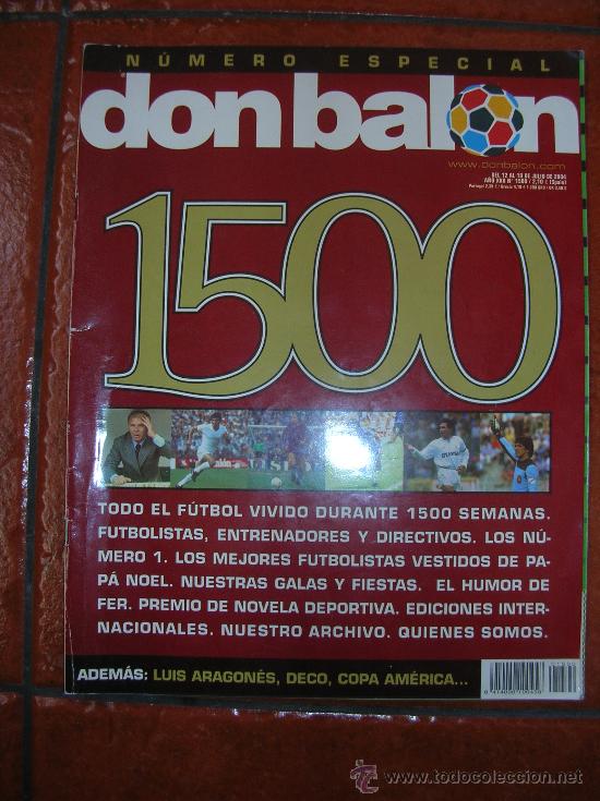 Coleccionismo deportivo: DON BALON N&ordm; 1500 - Foto 1