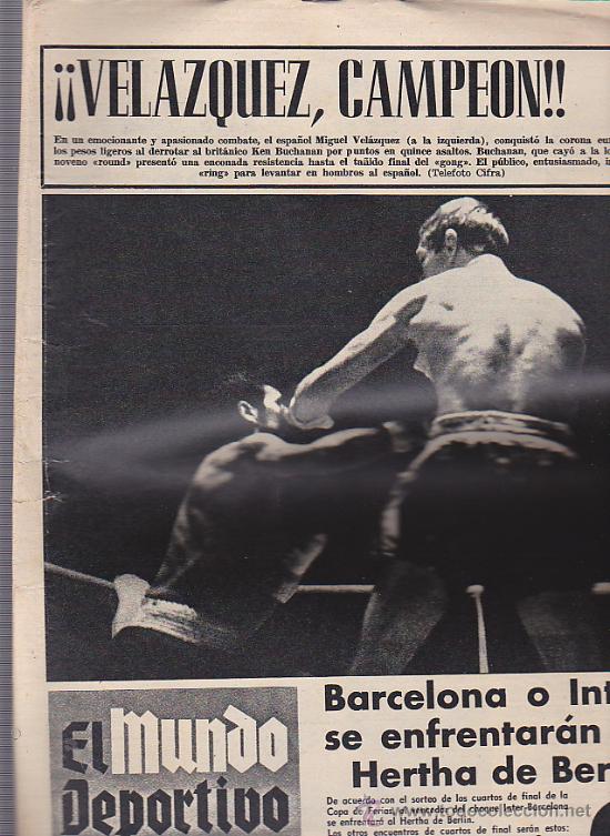 Sammelleidenschaft Sport: EL MUNDO DEPORTIVO 30-1-1970