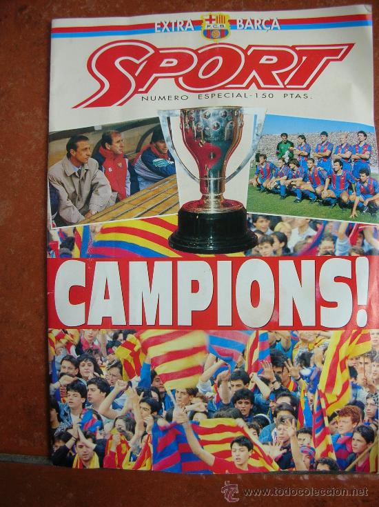 Coleccionismo deportivo: SPORT : EXTRA BARCA; CHAMPIONS - Foto 1