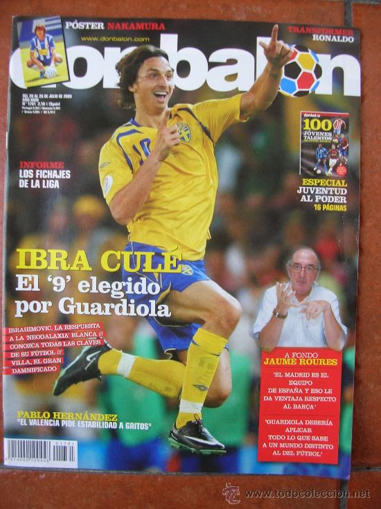 Coleccionismo deportivo: DON BALON N&ordm; 1761: IBRA  CULE - Foto 1