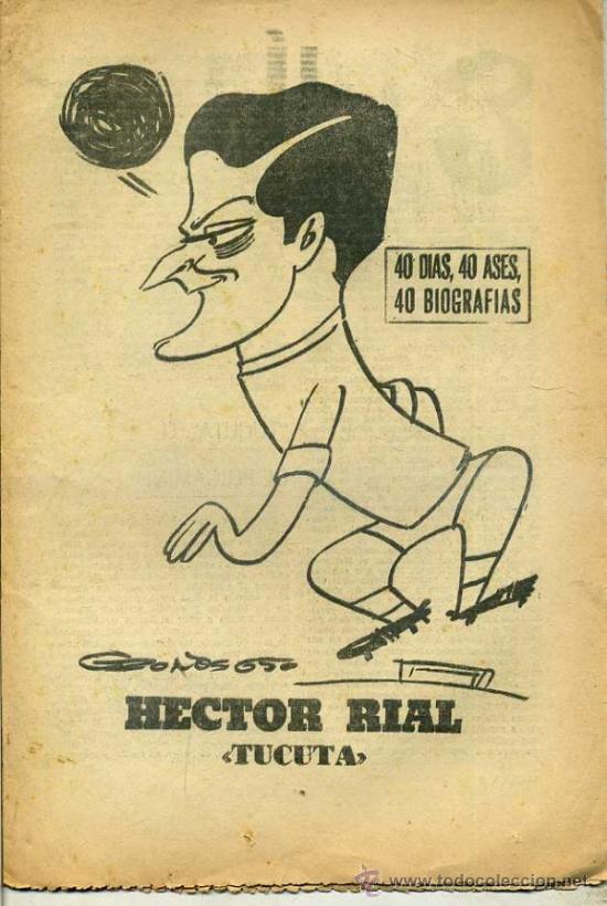 Coleccionismo deportivo: HECTOR RIAL, TUCUTA (MARCA, 1965) - Foto 1