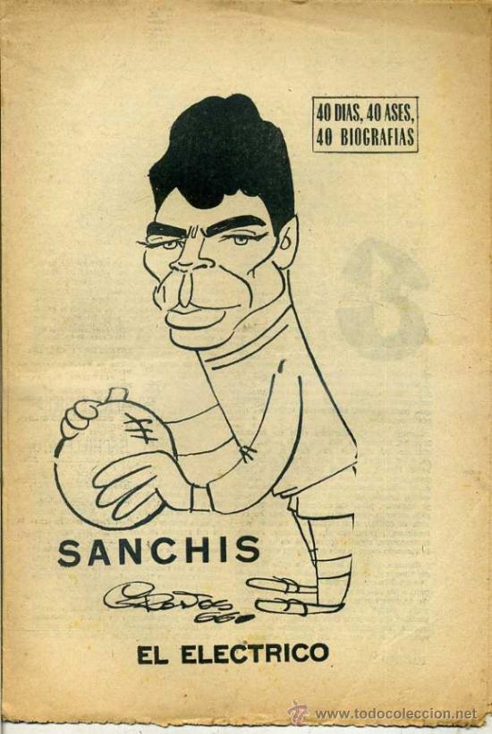 Coleccionismo deportivo: SANCH&Iacute;S, EL EL&Eacute;CTRICO (MARCA, 1966) - Foto 1