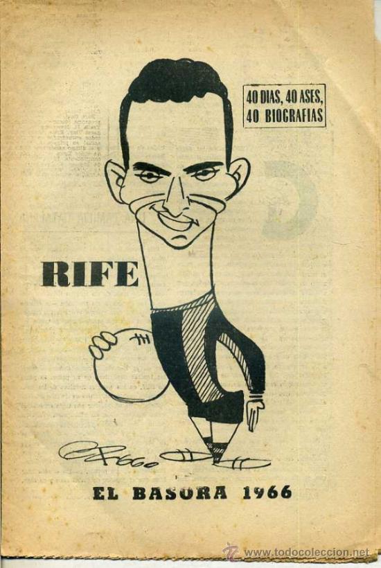 Coleccionismo deportivo: RIF&Eacute;, EL BASORA 1966 (MARCA, 1966) - Foto 1