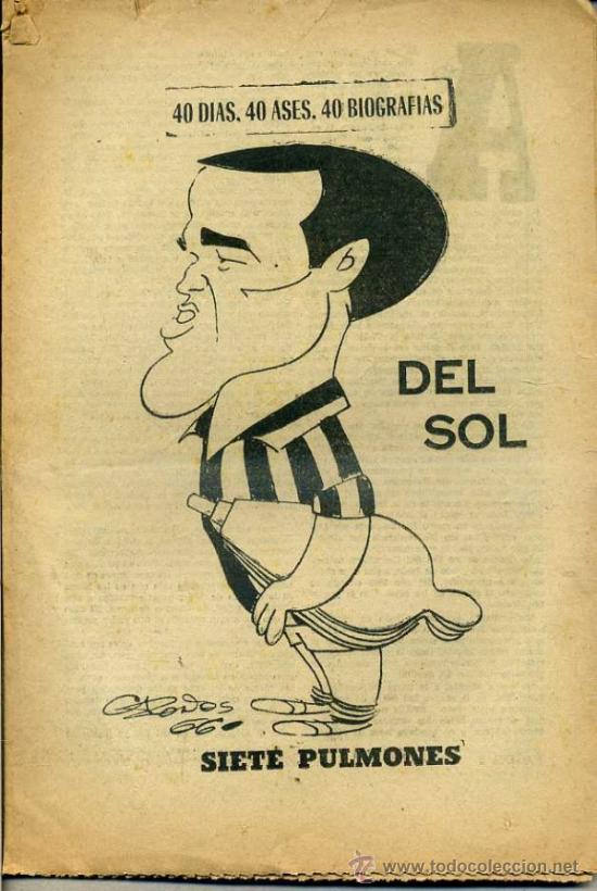Coleccionismo deportivo: DEL SOL, SIETE PULMONES (MARCA, 1966) - Foto 1