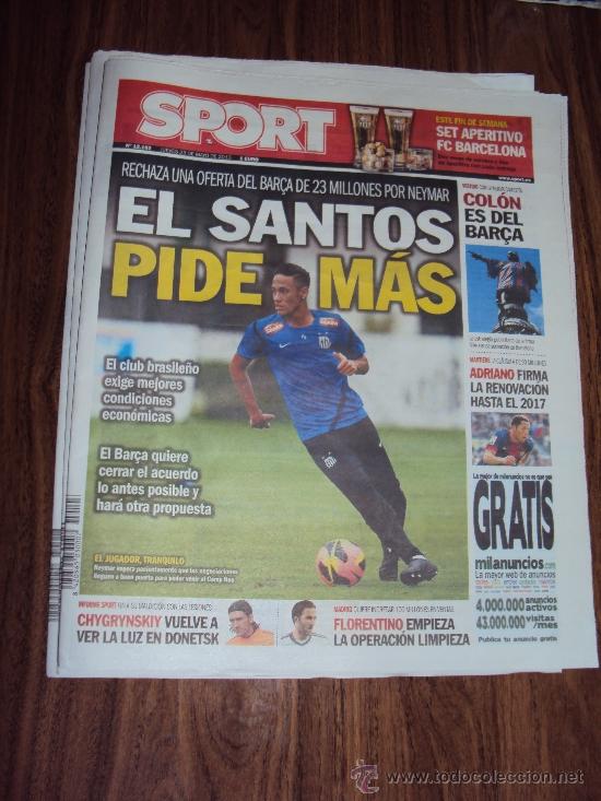 Coleccionismo deportivo: Sport. Colon es del Bar&ccedil;a - Foto 1