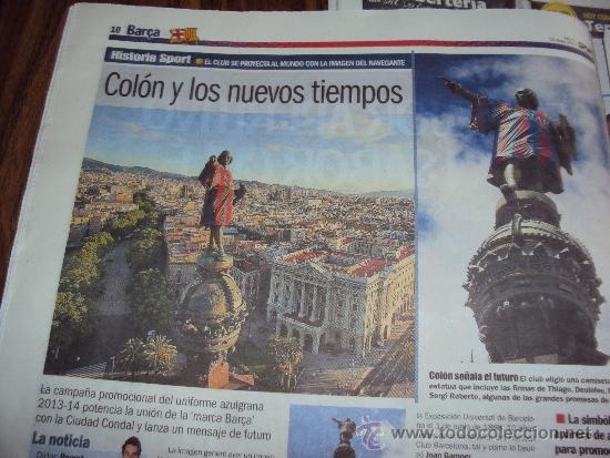 Coleccionismo deportivo: Sport. Colon es del Bar&ccedil;a - Foto 4
