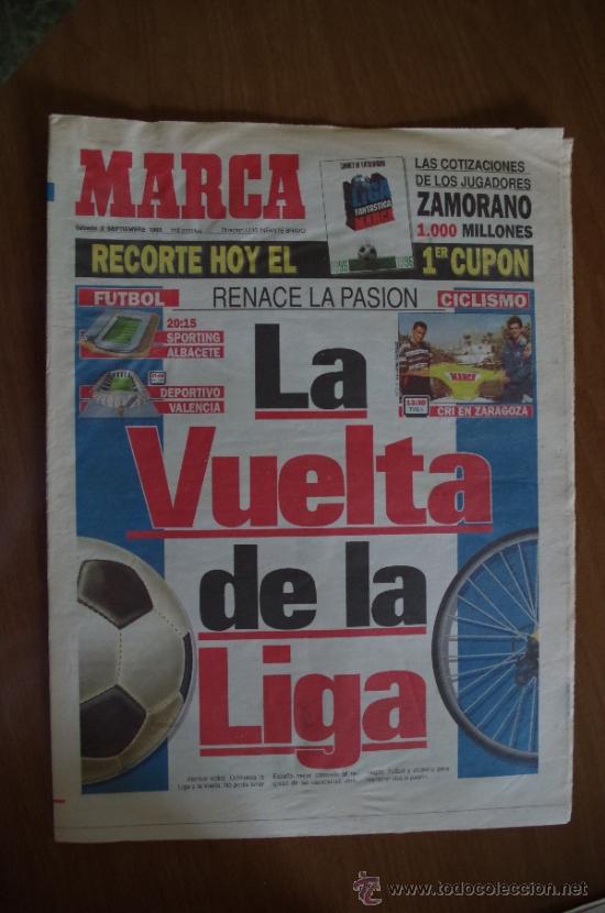 Coleccionismo deportivo: MARCA 1995 LA VUELTA DE LA LIGA - Foto 1