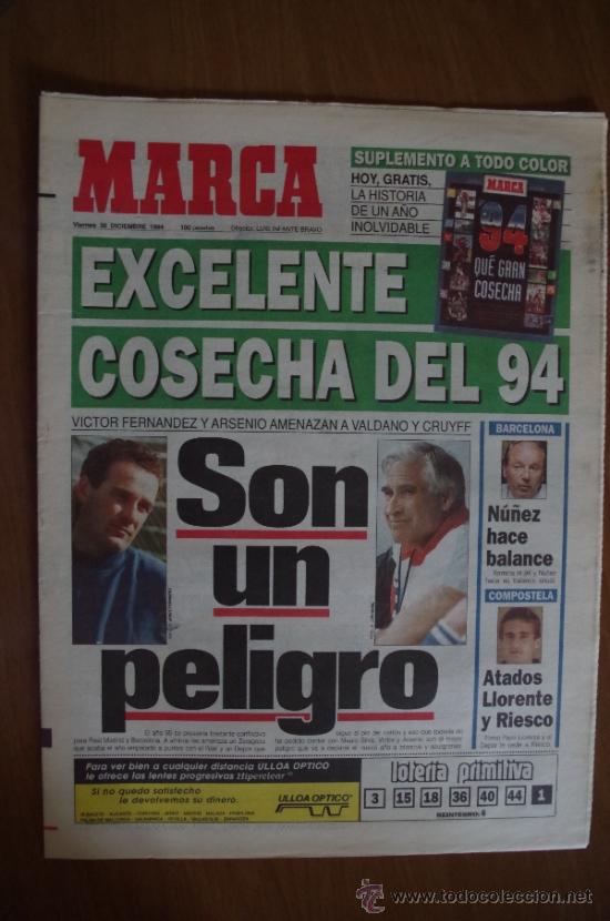 Coleccionismo deportivo: MARCA 1994 EXCELENTE COSECHA DEL 94 - Foto 1