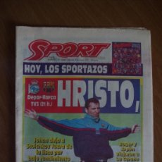 Coleccionismo deportivo: SPORT 1995 CRUYFF CIFICADO