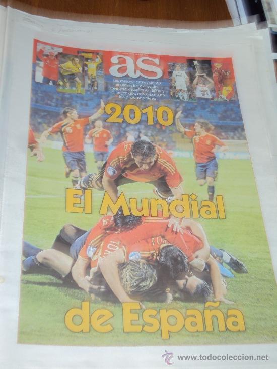 Coleccionismo deportivo: AS.2010 El Mundial de Espa&ntilde;a. - Foto 1