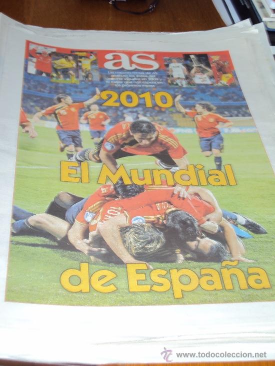 Coleccionismo deportivo: AS.2010 El Mundial de Espa&ntilde;a. - Foto 2