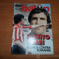 Coleccionismo deportivo: DON BALON Nº 106 1977 REPORTAJECOLOR SANTILLANA REAL MADRID LEYVINHA ATLETICO ARCONADA REAL SOCIEDAD. Lote 38439347