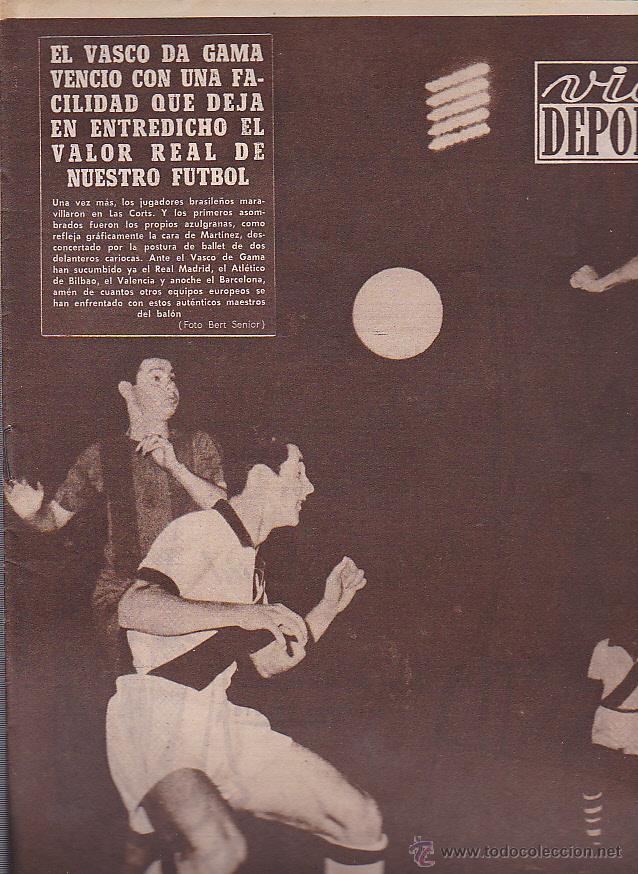 REVISTA VIDA DEPORTIVA 24-6-1957 (Coleccionismo Deportivo - Revistas y Periódicos - Vida Deportiva)