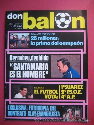 Coleccionismo deportivo: DON BALON N&ordm;85 1977 - Foto 1