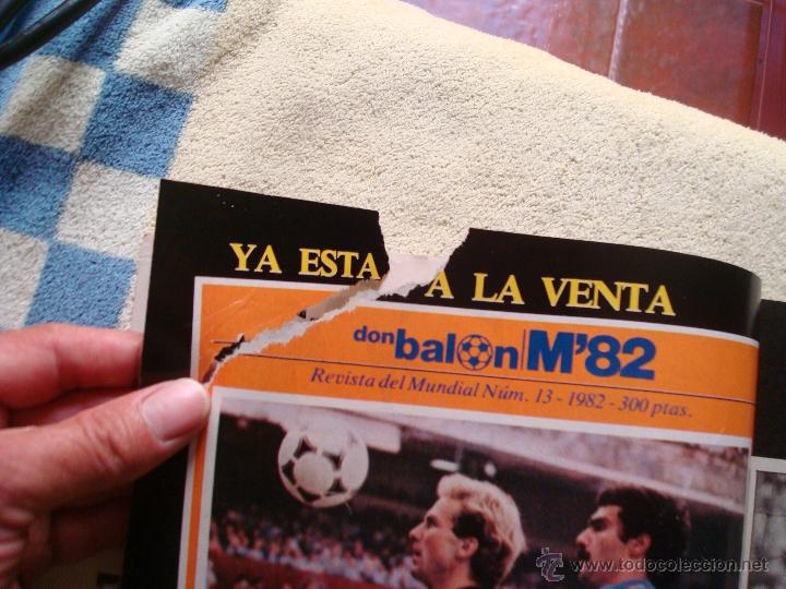 Coleccionismo deportivo: don balon 360 1982 con poster de maradona - Foto 2