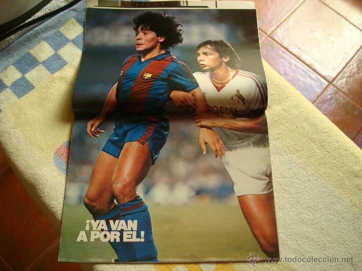 Coleccionismo deportivo: don balon 360 1982 con poster de maradona - Foto 3