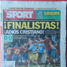 Coleccionismo deportivo: DIARIO SPORT SELECCION ESPAÑOLA CAMPEONA EURO 2012 - SEMIFINAL ESPAÑA - PORTUGAL EUROCOPA 12