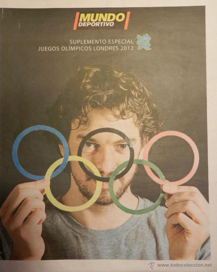 Coleccionismo deportivo: SUPLEMENTO ESPECIAL DIARIO MUNDO DEPORTIVO JUEGOS OLIMPICOS LONDRES 2012 - JJOO LONDON 12