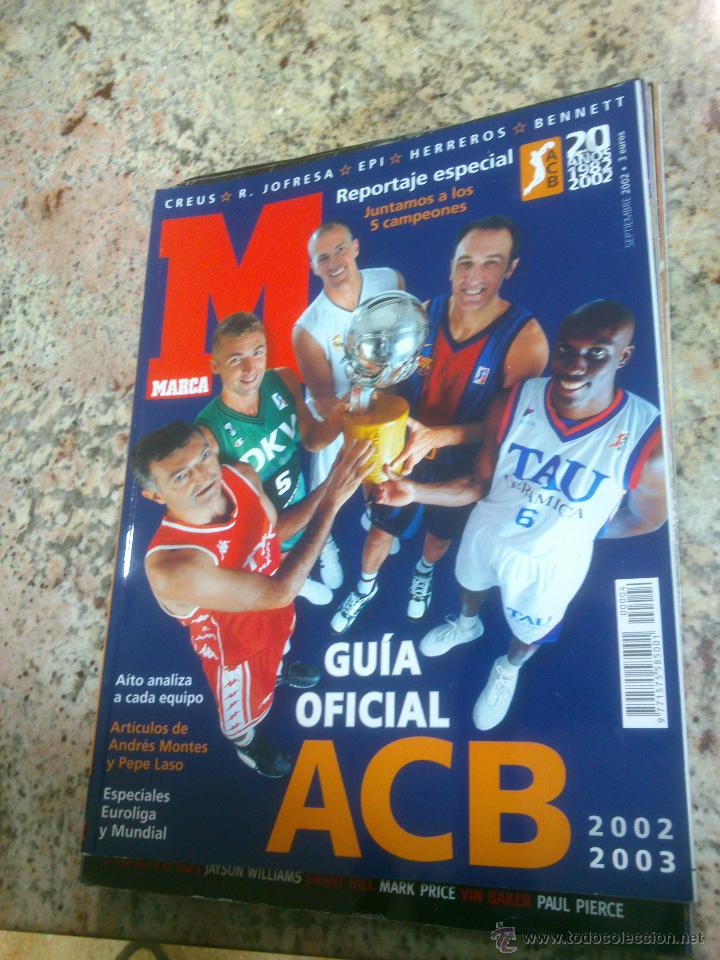 Coleccionismo deportivo: GUIA OFICIAL ACB 2003.MARCA - Foto 1