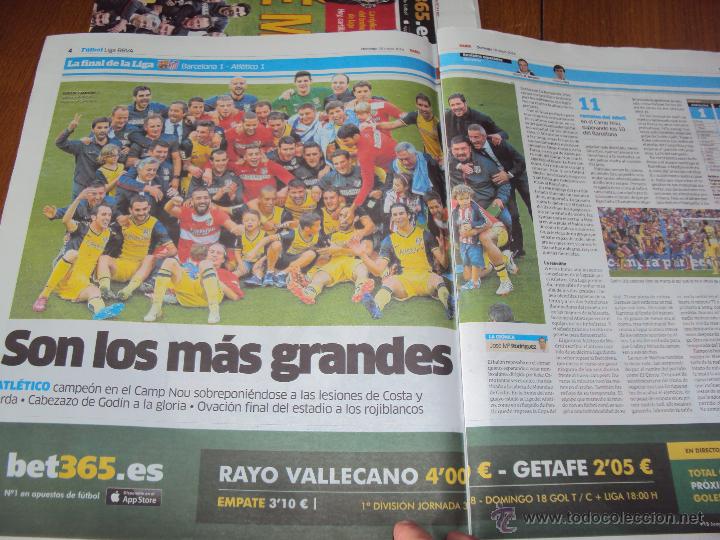 Coleccionismo deportivo: ATLETICO MADRID. CAMPEONES 2014 - Foto 2