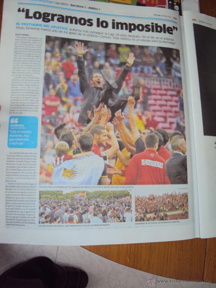 Coleccionismo deportivo: ATLETICO MADRID. CAMPEONES 2014 - Foto 3