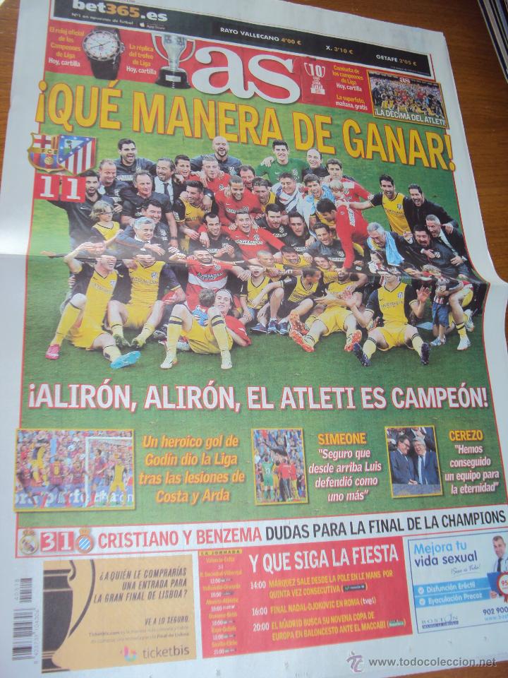 Coleccionismo deportivo: ATLETICO  MADRID. QUE MANERA DE GANAR. - Foto 1