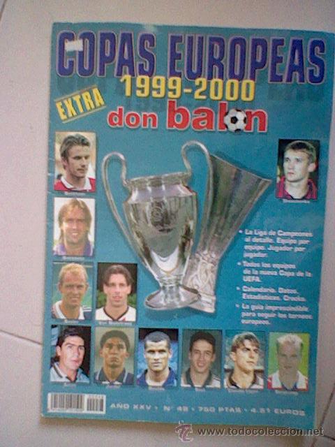 Coleccionismo deportivo: DON BALON EXTRA COPAS EUROPEAS 1999 2000 - Foto 1