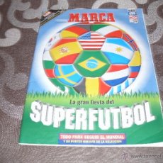 Coleccionismo deportivo: GUÍA MARCA MUNDIAL USA 94. SUPERFUTBOL. ALBUM COMPLETO. VINTAGE. Lote 44856905