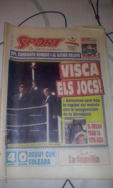 Collectionnisme sportif: Barcelona 92 JJ. OO. Todos los d&iacute;as (Diario 'Sport')