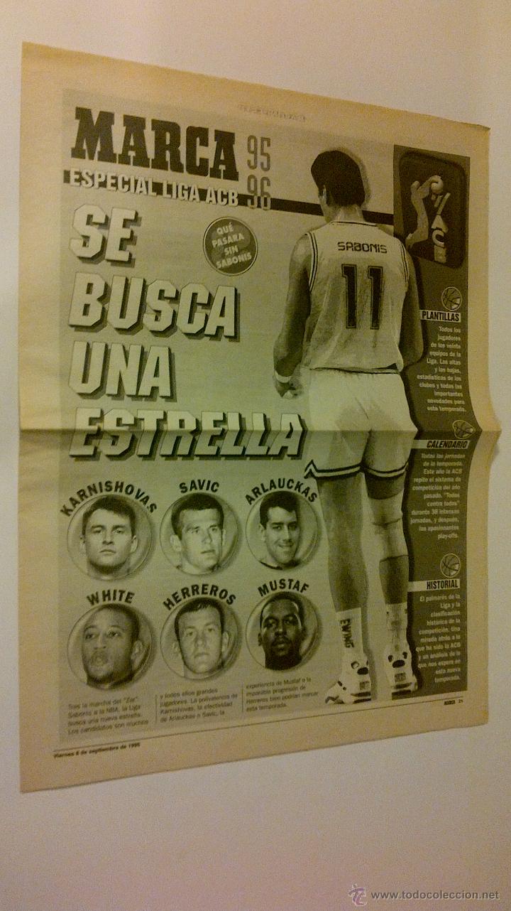 Collezionismo sportivo: MARCA ESPECIAL LIGA ACB 95 96 SE BUSCA UNA ESTRELLA