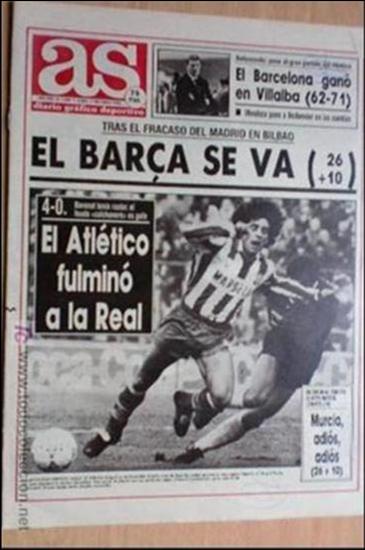 Coleccionismo deportivo: AS-1990-N&ordm;7325-EL BARSA SE VA . - Foto 1