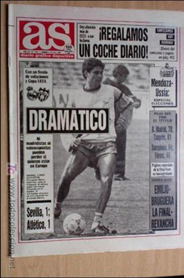 Coleccionismo deportivo: AS-1991-N&ordm;7440-DRAMATICO- - Foto 1
