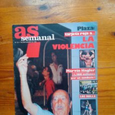 Coleccionismo deportivo: AS SEMANAL NÚMERO 32, SEPTIEMBRE DE 1986. BUEN ESTADO