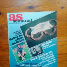 Coleccionismo deportivo: AS SEMANAL NÚMERO 39, OCTUBRE DE 1986. POSTER ESTADIO MONTJUICH EN OBRAS. BUEN ESTADO