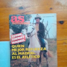 Coleccionismo deportivo: AS SEMANAL NÚMERO 69, MAYO DE 1987. BUEN ESTADO. Lote 46652818