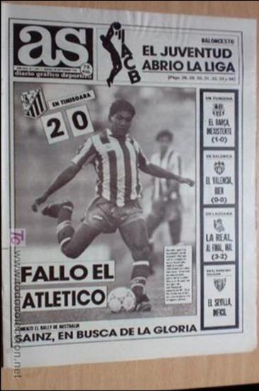 Coleccionismo deportivo: AS-1990-N&ordm;7237-FALLO EL ATLETICO- - Foto 1