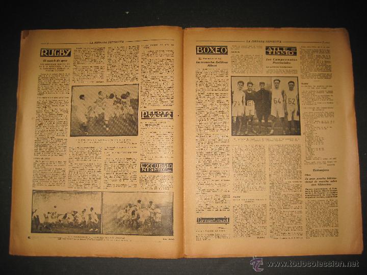 Coleccionismo deportivo: PARTIDO FUTBOL U.S. SANS -F.C. BARCELONA - JORNADA DEPORTIVA NUM. 81- NOVIEMBRE 1922-(CD-1372) - Foto 3 - 47437642