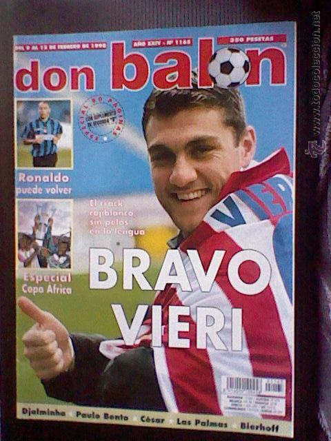 Coleccionismo deportivo: dON BALON 1165 BRAVO VIERI - Foto 1