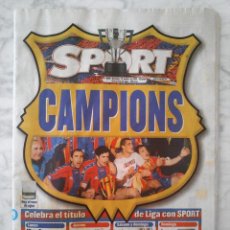 Coleccionismo deportivo: DIARIO SPORT - 19/4/1998 - F.C. BARCELONA BARÇA CAMPEÓN DE LIGA