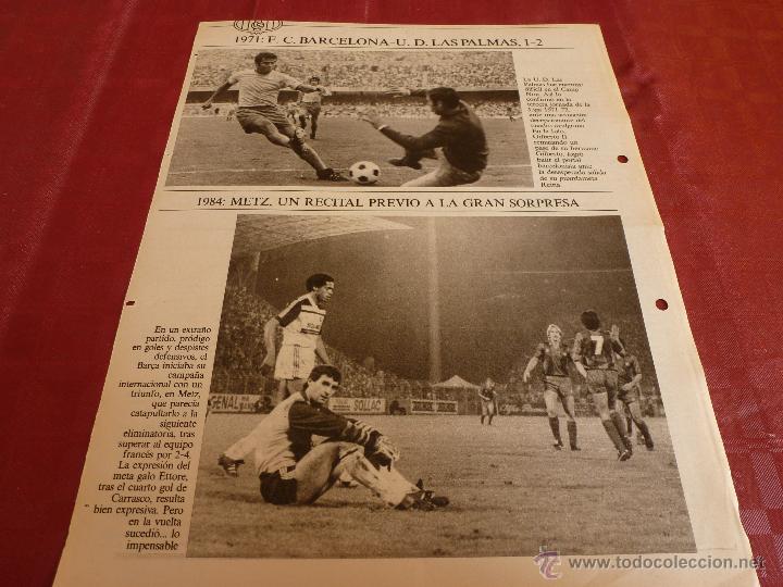 Sammelleidenschaft Sport: EL BAR&Ccedil;A DIA A DIA-HOJA ORIGINAL DEL COLECCIONABLE DEL MUNDO DEPORTIVO(JAIME NOLLA)