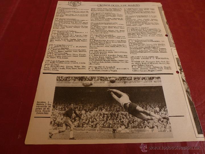 Sammelleidenschaft Sport: EL BAR&Ccedil;A DIA A DIA-HOJA ORIGINAL DEL COLECCIONABLE DEL MUNDO DEPORTIVO(JAIME NOLLA)