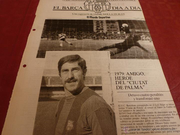 Sammelleidenschaft Sport: EL BAR&Ccedil;A DIA A DIA-HOJA ORIGINAL DEL COLECCIONABLE DEL MUNDO DEPORTIVO(JAIME NOLLA)