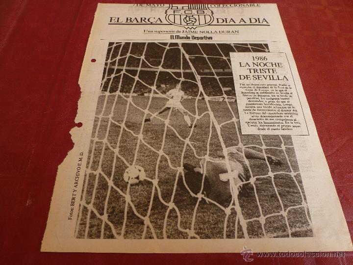 Sammelleidenschaft Sport: EL BAR&Ccedil;A DIA A DIA-HOJA ORIGINAL DEL COLECCIONABLE DEL MUNDO DEPORTIVO(JAIME NOLLA)