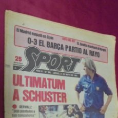 Coleccionismo deportivo: SPORT. Nº 541. 21 MAYO 1981. RAYO 0 - BARCELONA 3. EL BARÇA PARTIO AL RAYO CUANDO QUISO.
