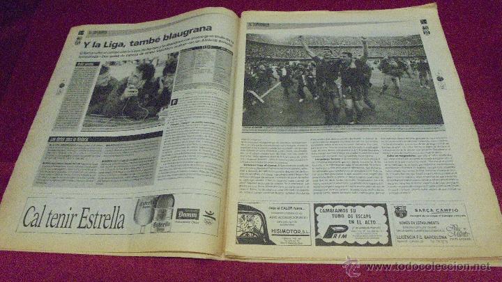 Coleccionismo deportivo: MUNDO DEPORTIVO. Nº 21.894. 8 JUNIO 1992. EL BARCELONA CAMPEON DE LA LIGA 91 - 92. - Foto 3 - 50653727