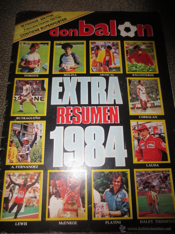 Coleccionismo deportivo: DON BALON EXTRA RESUMEN 1984 - Foto 1