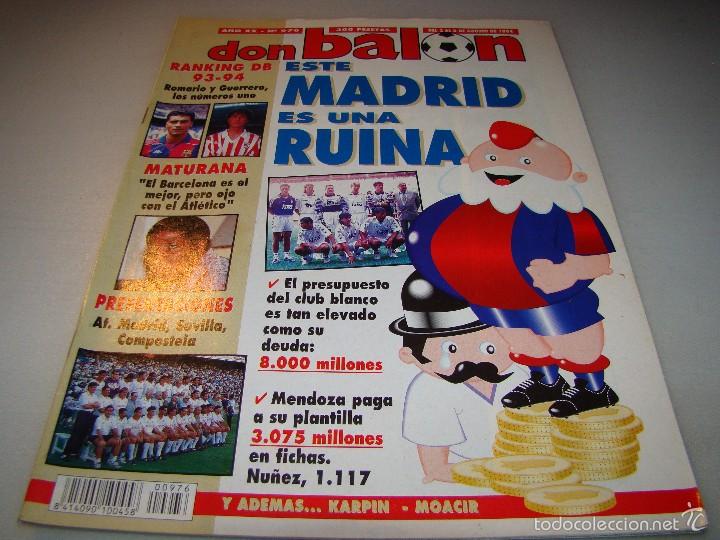 Coleccionismo deportivo: DON BAL&Oacute;N N&ordm; 979 - Foto 1