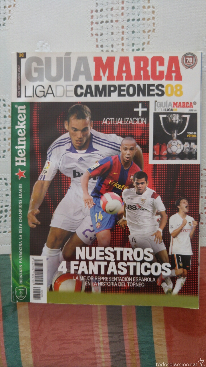 Coleccionismo deportivo: Guia Liga de Campeones 07/08
